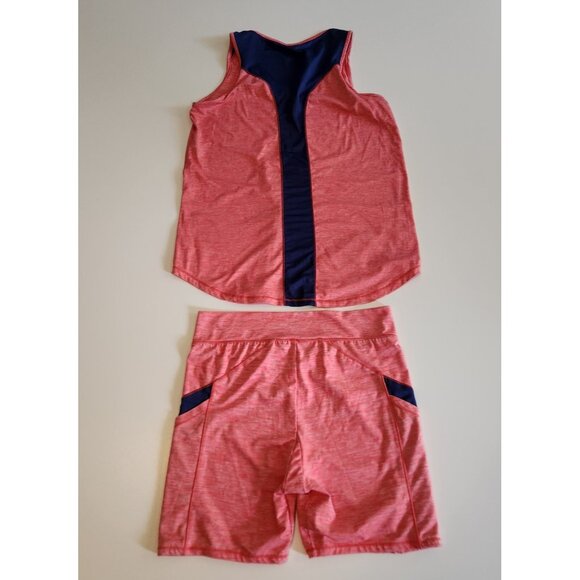 Cuddl Duds Softech 2 Pc Set Tank Top Small Shorts Medium Activewear Pink EUC - Picture 2 of 12